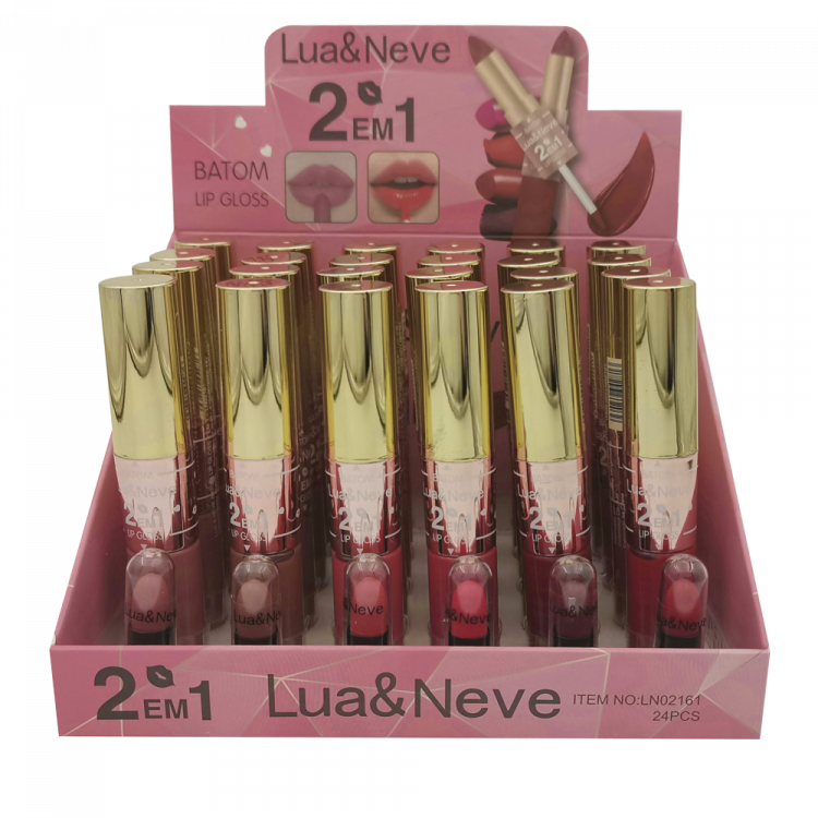 Batom + Lip Gloss 2em1 Lua&Neve LN02161