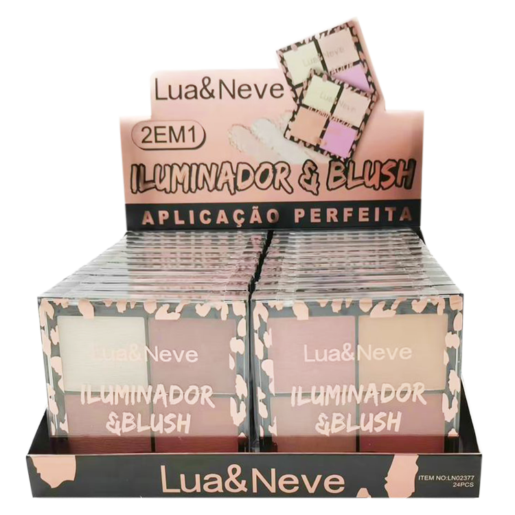 Iluminador e Blush - Lua&Neve LN02377